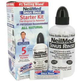 NeilMed Sinus Rinse Sample Starter Kit Bottle And 1 Mix Packet $3 Off