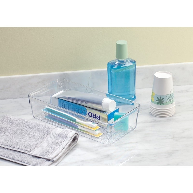 InterDesign Rain Grand Tray 2, Clear