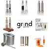 Travel Salt And Pepper Grinder Set, Grind Gourmet Original Pump