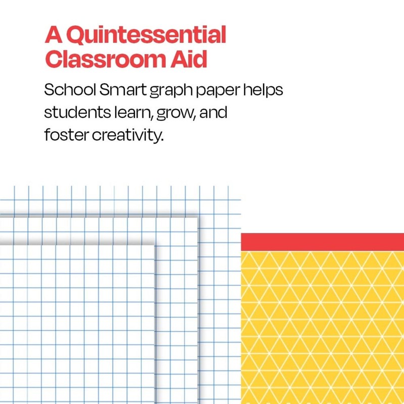 School Smart Graph Papers - 8-1/2 x 11 , 1/4