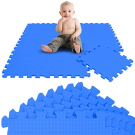 LittleTom 9 Pieces Play Mat Baby Puzzle Mat from Zero - 30 x 30 cm Crawling Mat Baby Play Mat Children Baby Blanket Play Mat - Floor Mat Children's Room - Activity Baby Mat Floor Protection Mat Baby