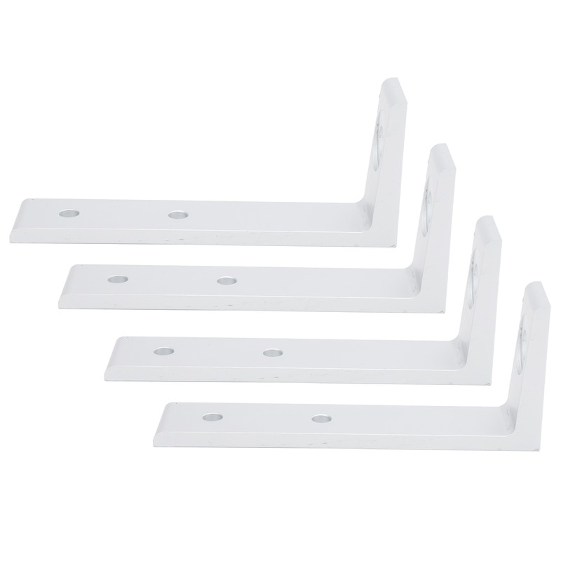 4PCS Corner Braces Aluminum L Shaped Right Angle Support Fixing