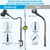 ZealSound Microphone Arm, 19inch compact Mic stand, Flexible desk mic