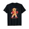 Cool Gingerbread Man Boxing Costume for Boys and Girls T-Shirt