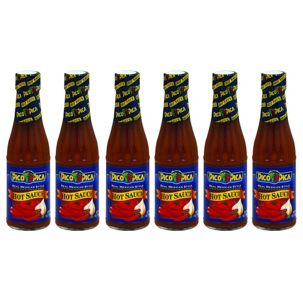 Pico Pica Mexican Hot Sauce 7 Oz (Pack of 6)