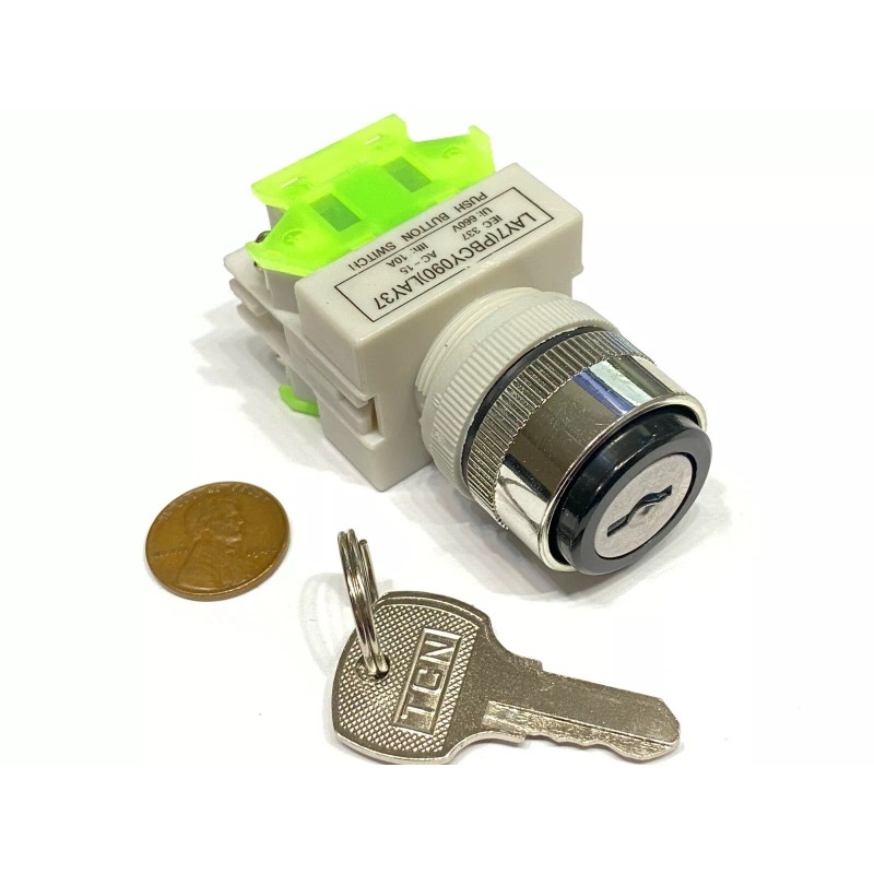 Eshippers 22MM On/Off Locking Key Switch Security Lock Heavy Duty