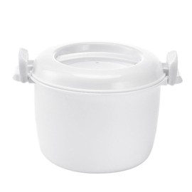 Cabilock Microwave Rice Cooker Multifunctional Rice Cooking Container for Prep Compact Size for Home Use Ideal Rice Making Tool for Quick and Convenient Cooking