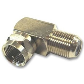 Adaptor, F Plug/Jack Elbow | RF COAXIAL, RF Coax, COAXIAL ADAPTERS CONNECTORS, 1 X Qty - 5-1634537-1