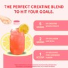 Peach Perfect Creatine Monohydrate Powder, Creatine for Women with Collagen,
