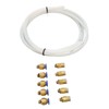 PTFE Hose Kit for 3D Printer, Includes 2M PTFE Hose,