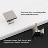 homdiy 10 Pack Cabinet Knobs Brushed Nickel Drawer Knobs -