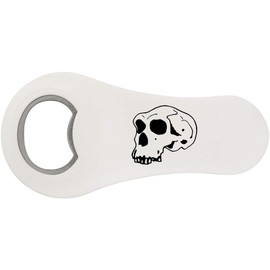 Azeeda 'Neanderthal Skull' Bottle Opener Fridge Magnet (BO00031952)