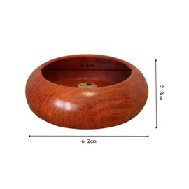 Wooden Incense Burner Bowl Incense Sticks Holder Ash Catchers for Home Office Club Yoga Teahouse