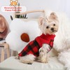 Dog Sweaters for Small Dogs Boy Girl, Plaid Christmas Dog