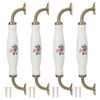 4 Sets Ceramic Handle European Style 160mm Hole Distance Cabinet