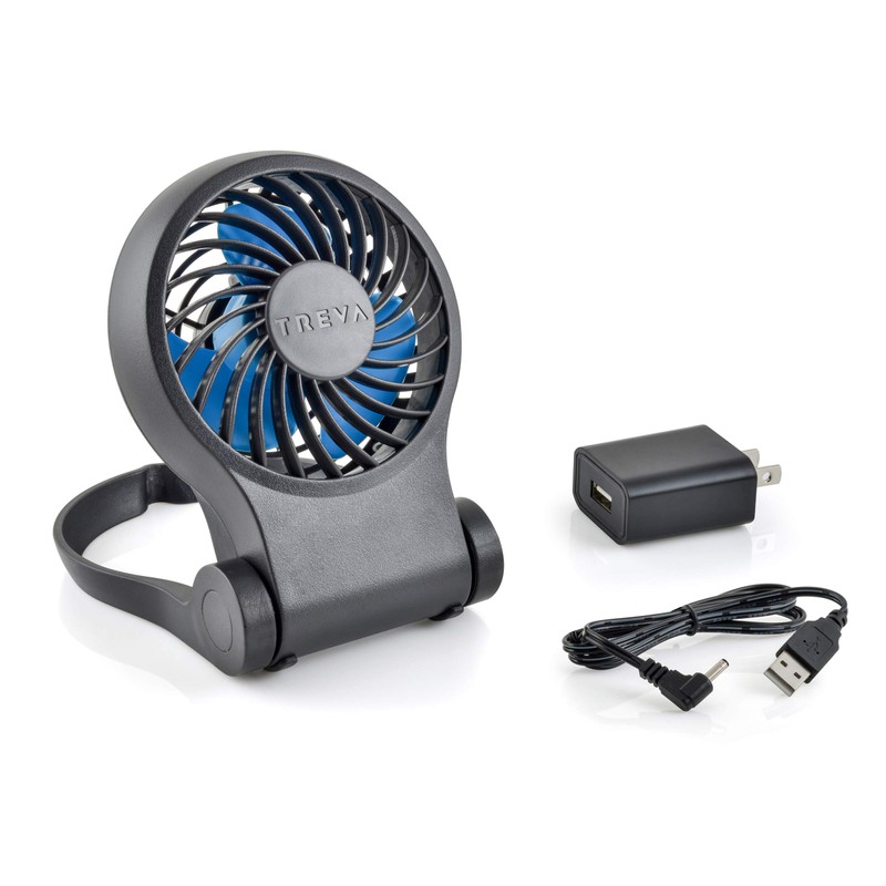 Treva 3.5 Inch Portable Desk Fan with USB Port -