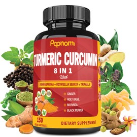 Turmeric Curcumin Capsules - 150 Pills 5 Month Supply