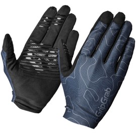 GripGrab Rebel Full Finger Summer Mountain Bike Gloves Unpadded MTB Gravel Bike Cycling Gloves Anti-Slip Off-Road Glove