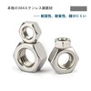 304 (SUS) Stainless Steel Hex Nuts for M6 75 Pcs