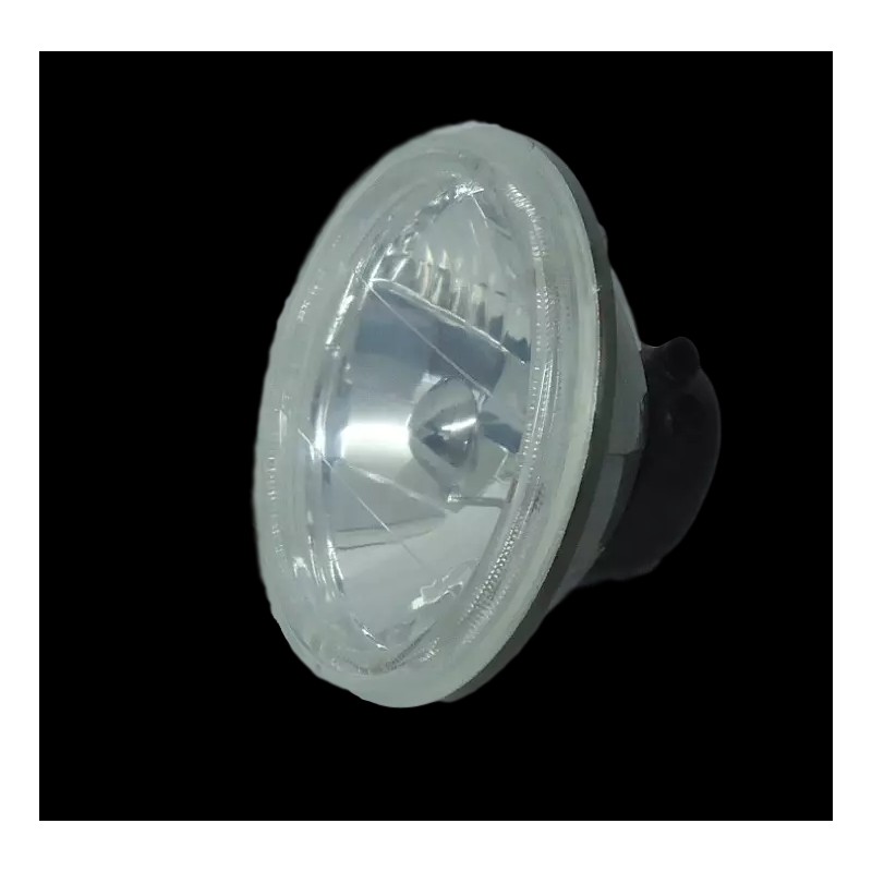 Fatansticar 5 3/4" Diamond Cut Clear Glass lens headlight Sealed