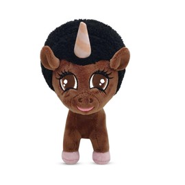 YOUnicorn Kidz powered by The Black Unicorn Shop - Juego de 3 unicornios para bebé con Afro - 8 pulgadas