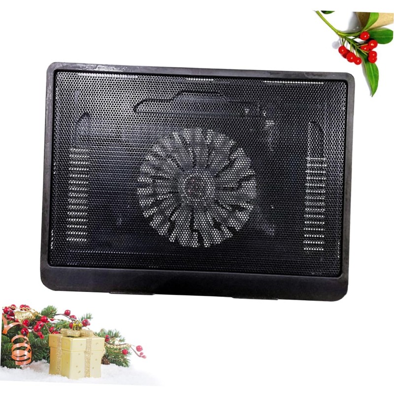 COHEALI 14 Inch Laptop Cooling Mat Tilted Notebook Stand Fan
