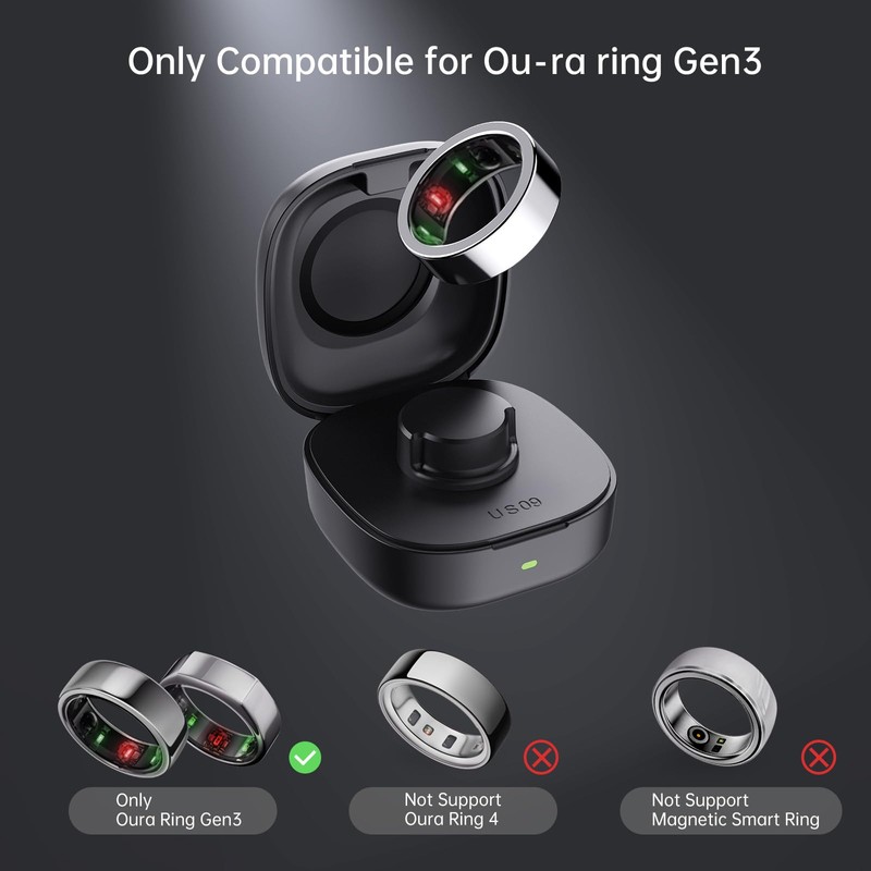 Compatible with Ou-ra Ring Gen3 - Smart Ring Wireless Charger