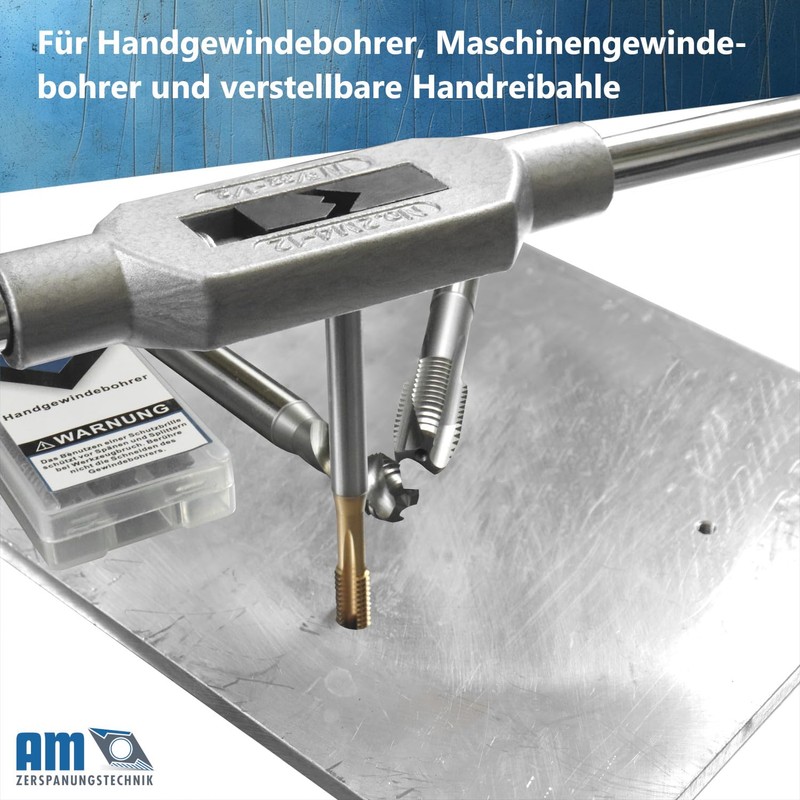 AM-Zerspanungstechnik Tap Wrench, Adjustable Pro Tap Wrench for Taps, Choice