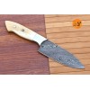 M DAMASCUS CUSTOM HANDMADE FORGED DAMASCUS STEEL CHEF STEAK KNIFE