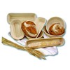 Frieling Round Proofing Basket, Brotform Bread Rising Banneton and Serving