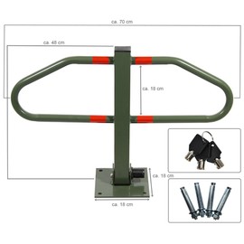 Parking Barrier Parking Barrier Folding Barrier B1