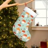 Mushroom Christmas Stocking,17.7" Xmas Fireplace Hanging Stockings Decoration Stockings for
