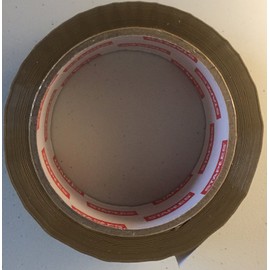 Lightweight moving and storage tan tape 6 rolls 2.2 mil 1.88"x 54.6 yards each