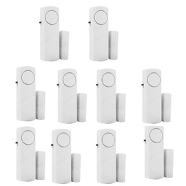 10 Pack Window Alarm Door Magnetic Sensor Alarm for Home Security System, Pool Door Alarm for Kids Safety Toddler Door Open Alarm Sensor