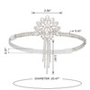 SWEETV 1920s Headpiece for Women, Rhinestone Roaring 20s Great Gatsby