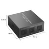 3 Port Toslink Splitter with Optical Cable (1 In 3