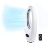 Comfort Zone 28" Oscillating Bladeless Tower Fan with Remote Control,