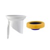 Toilet Flange Adapter Easy Install Drain Backflow Preventer Odor Blocking
