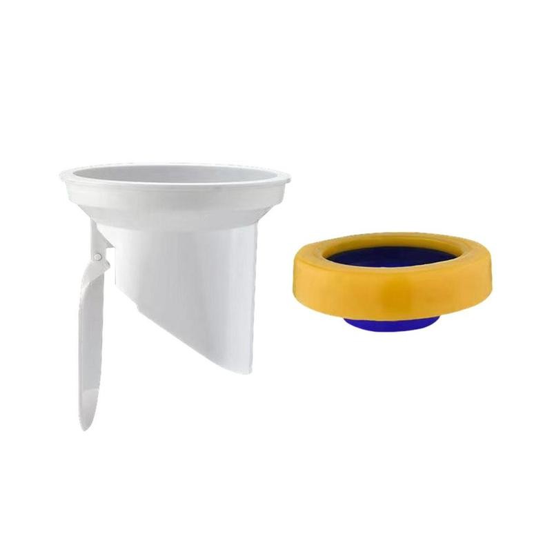 Toilet Flange Adapter Easy Install Drain Backflow Preventer Odor Blocking