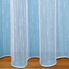 John Aird Brooklyn Slub Design Lead Weighted Net Curtain Sold By The Metre (Drop: 36" (91cm)