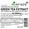 Nutrics® 42,000mg (per Capsule) Green Tea Extract 98% Polyphenols 90%