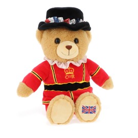 Keel Toys SL4147 19cm London Beefeater Bear, Multi-Colour