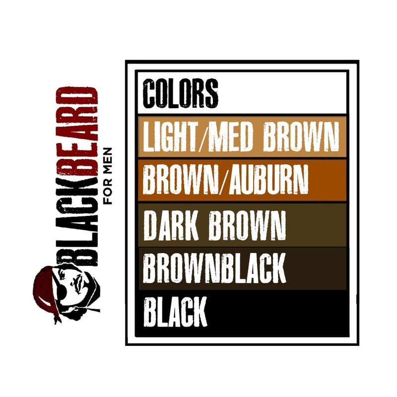 Blackbeard for Men Instant Beard Color – All Day Beard,