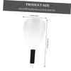 FRCOLOR 4Pcs Masks Hair Cutting Handheld Plastic Hairdressing Shield for