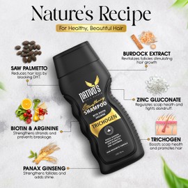 Nativo's Hair Growth Shampoo for Thinning & Hair Loss – Strengthening Shampoo for Men & Women with Biotin, Saw Palmetto & Zinc | Hair Solution for Fine, Thin Hair