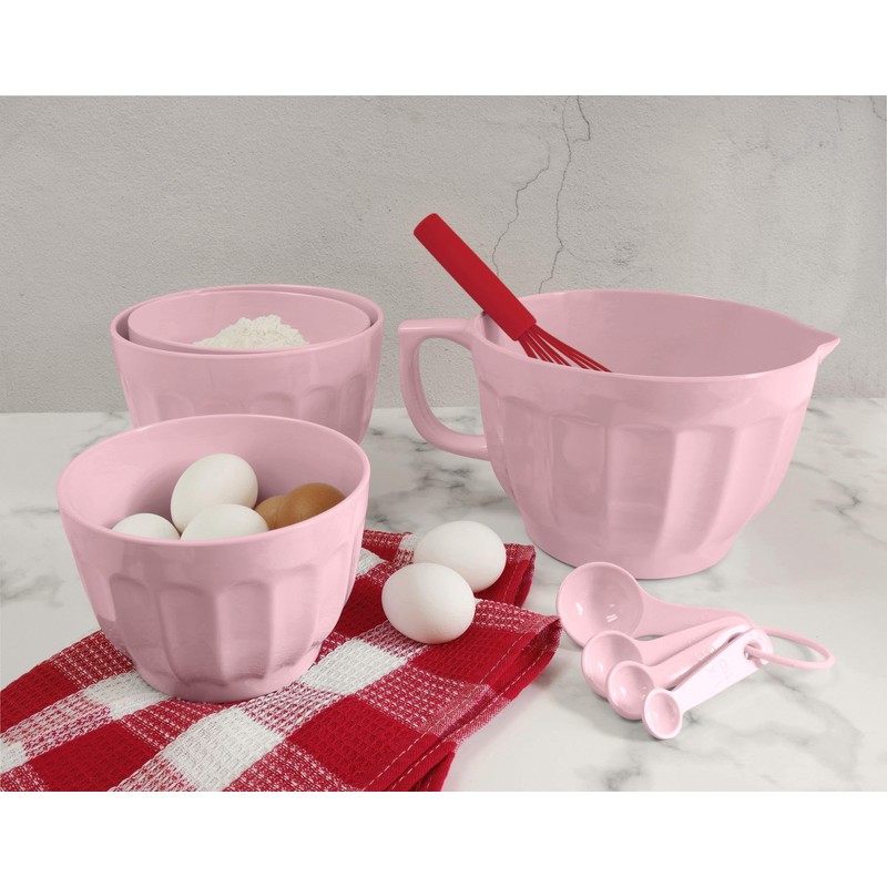 UPware 4-Piece Multi-Purpose Liquid and Dry Melamine Measuring Cups Set,