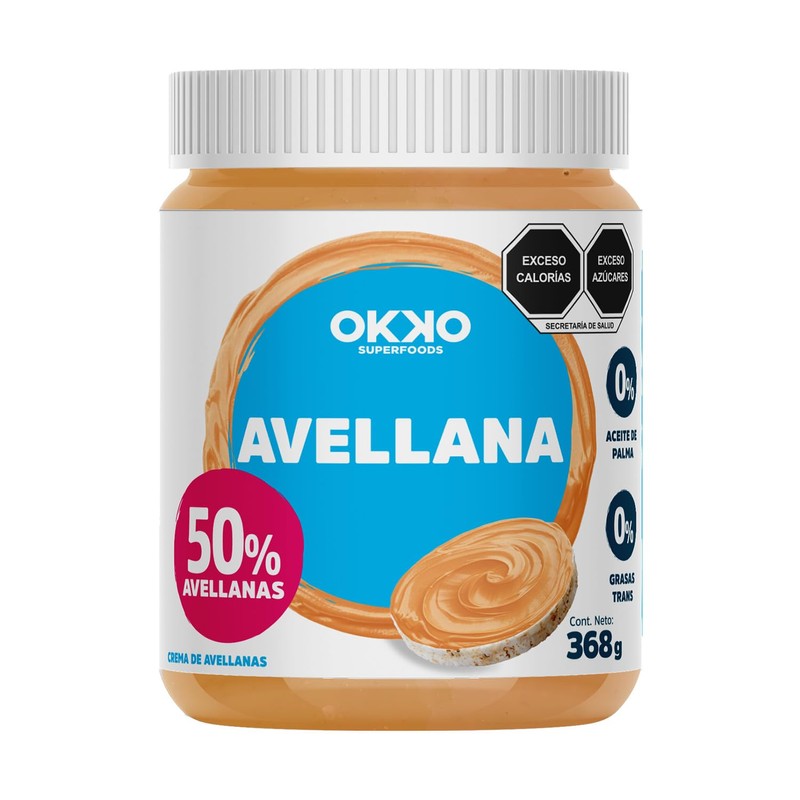OKKO Crema de Avellana Clásica, 368 g
