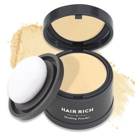 CAHIUYOA Golden Yellow Hairline Powder Root Cover Up Powder Root Touch Up Powder Hairline Shadow Powder,Hair Root Touch up Powder for Thinning Hair, Bald Spots,Grey Hair