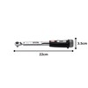 トネ(TONE) プレセット形トルクレンチ(ダイレクトセット・コンパクトヘッドタイプ) T2MN6CH-QL 差込角6.35mm(1/4") ブラック 6N・m