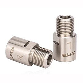 ANCLLO 1 Pair Chrome-Molybdenum Steel Bicycle Pedal Extender Extended Pedal Spacer Fit 9/16 in Threaded Pedals Bike SPD MT MTB BMX Road Street Bicycle, Extended 20mm/ 0.79in